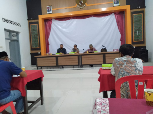 Pertemuan forum budaya Desa Pakembinangun