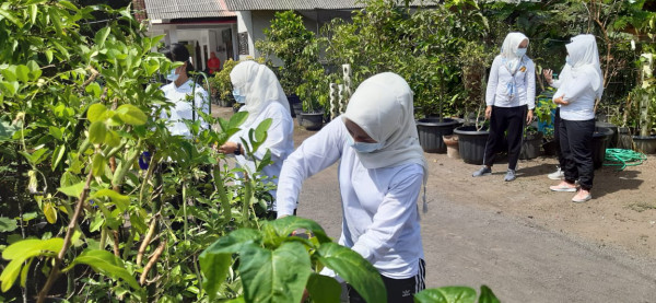 KUNJUNGAN IBU KAPOLRES SLEMAN