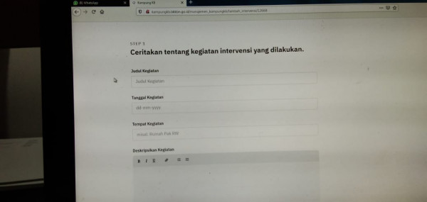 KEGIATAN SEKSI DATA KEPENDUDUKAN