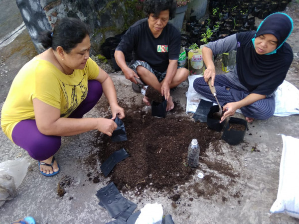 KEGIATAN KWT RT 8 KERTODADI / GOTONG ROYONG