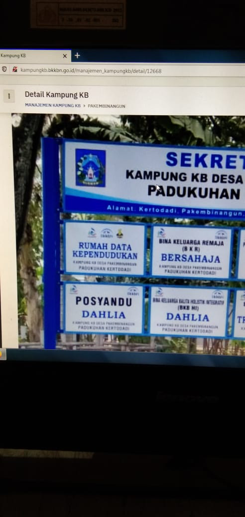 KEGIATAN SEKSI DATA KEPENDUDUKAN