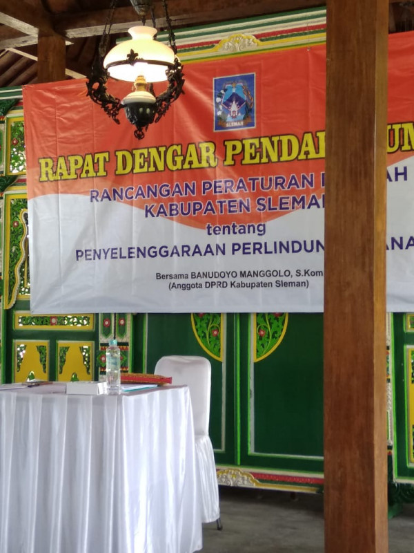 Dengar pendapat anggota DPRD Kabupaten Sleman