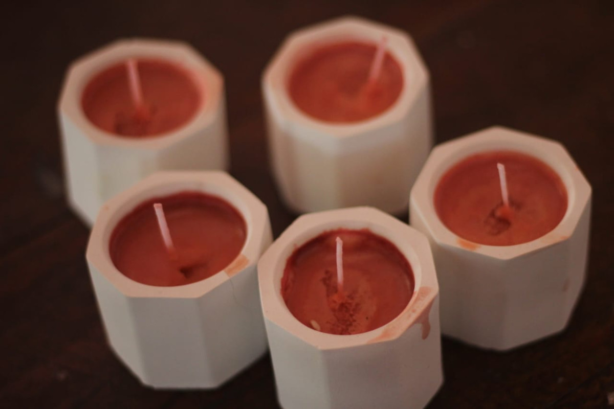 lilin dari minyak jlantah