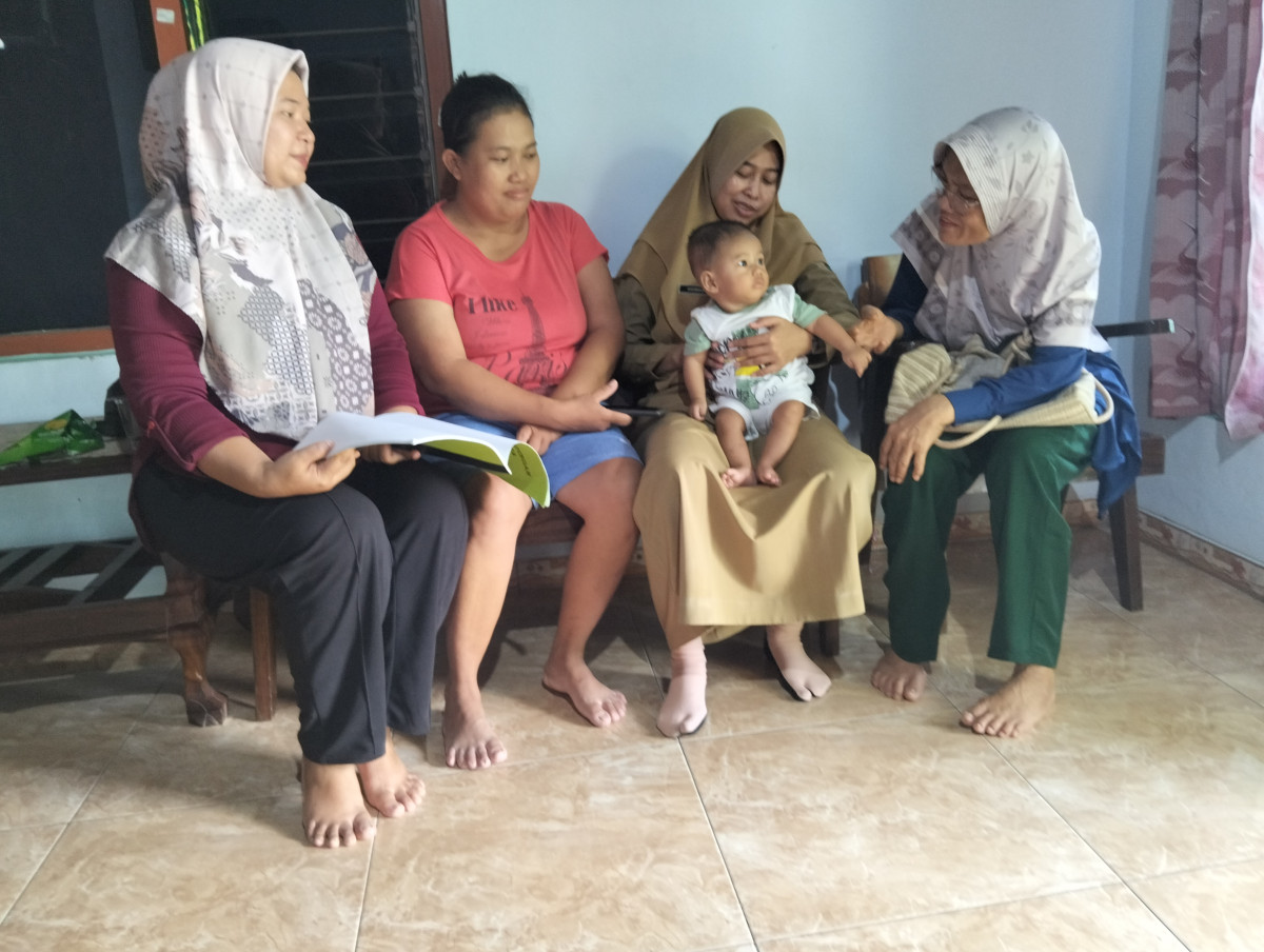 pendampingan baduta stuntingn oleh TPK