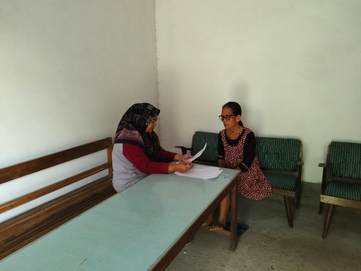 pendampingan lansia oleh kader imp dan sub imp