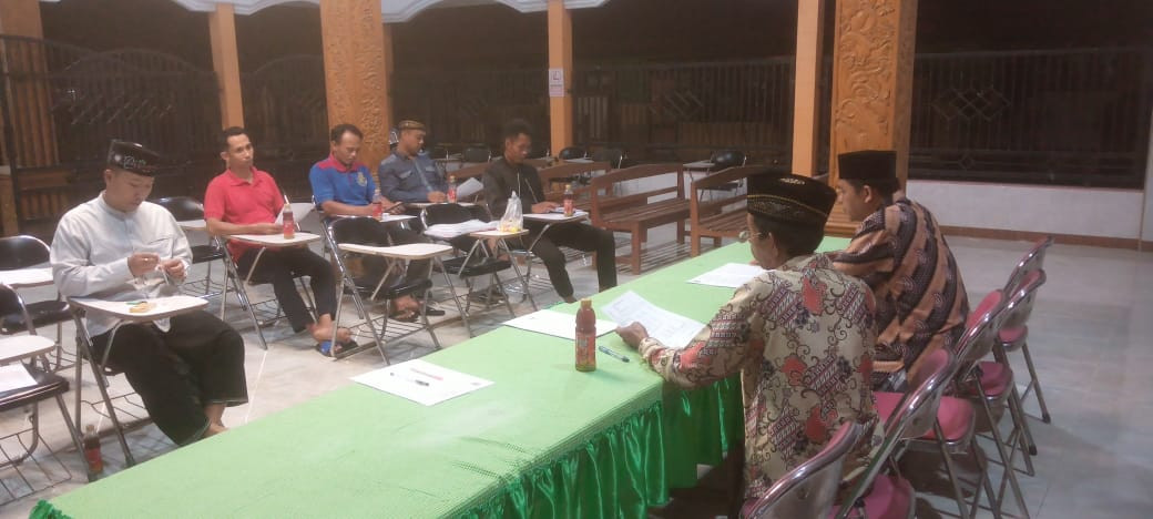 koordinasi panitia calon perangkat desa