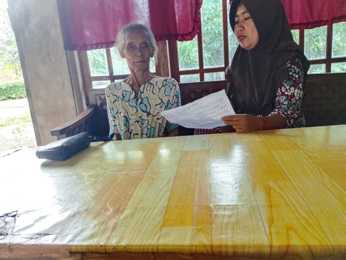 Kunjungan lansia kader sub IMP