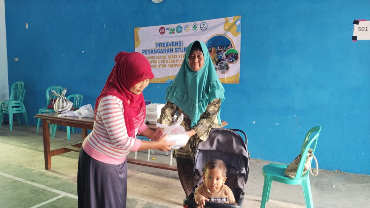 Pemberian makanan tambahan untuk baduta stunting