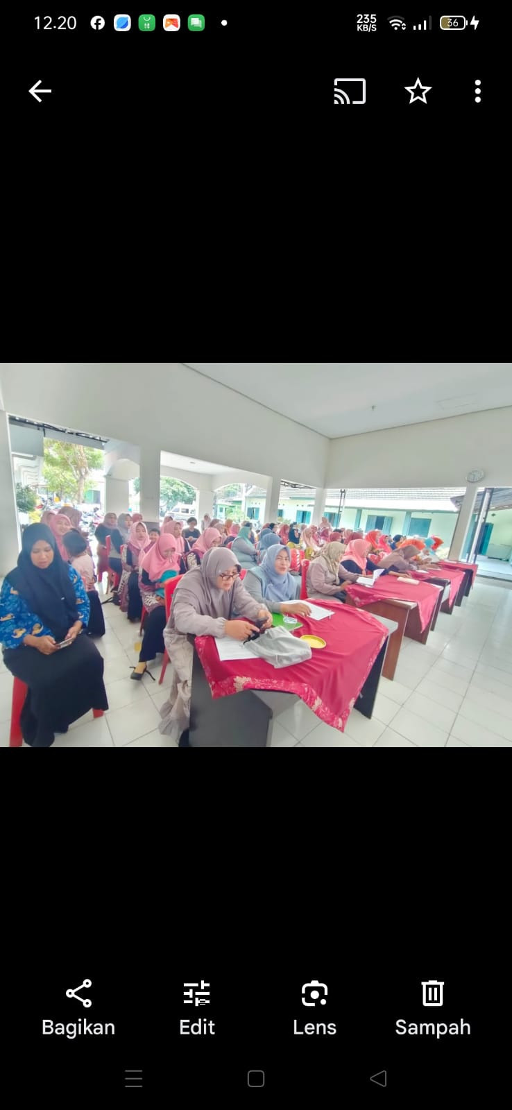 Kegiatan rapat rutin PKK Kecamatan