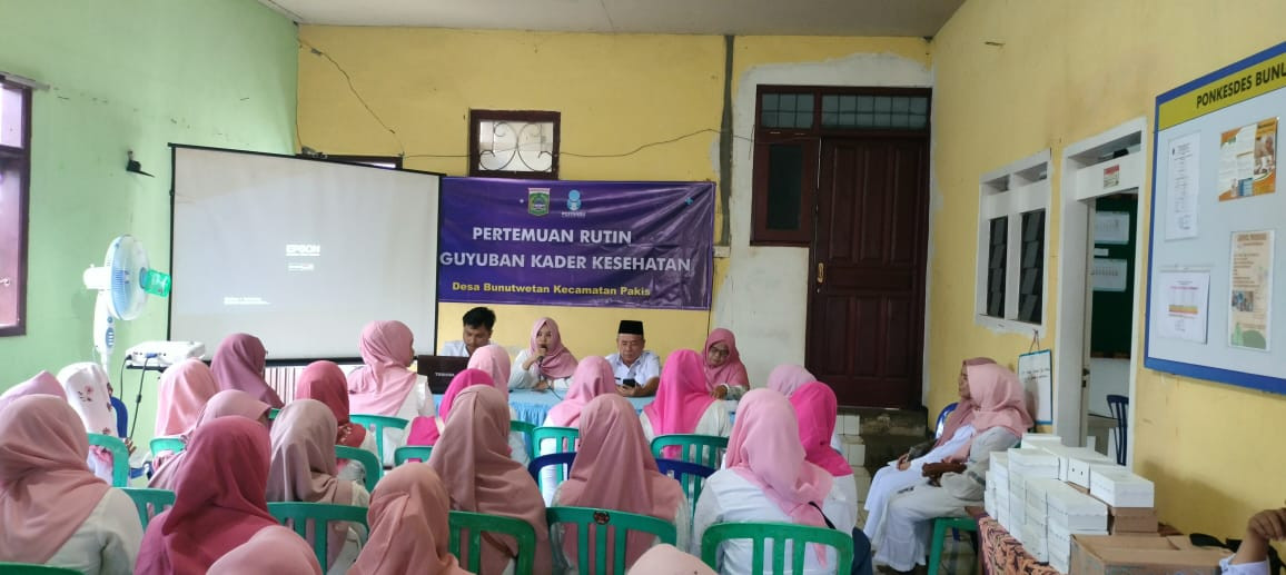 Pertemuan Rutin Pagyuban Kader Kesehatan sekaligus halal bi halal