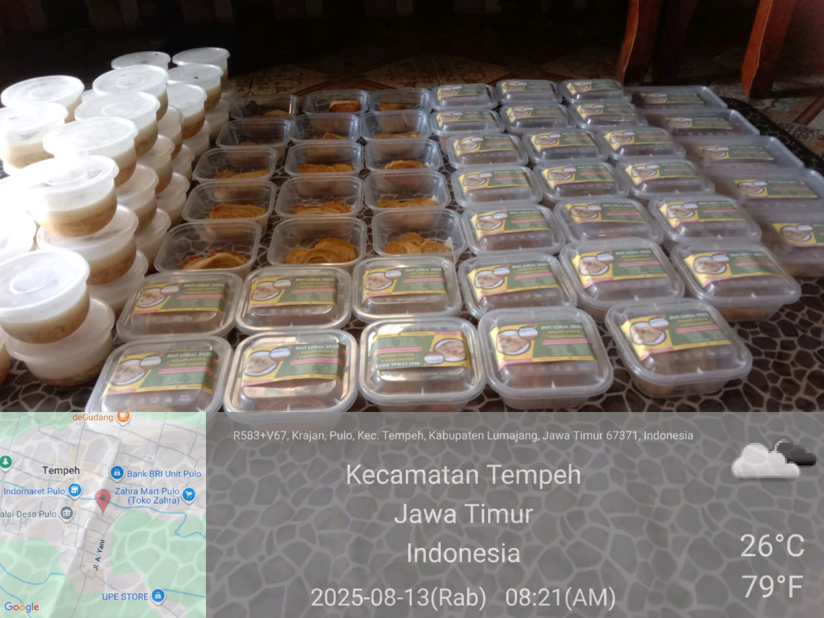 Makanan siap disalurkan