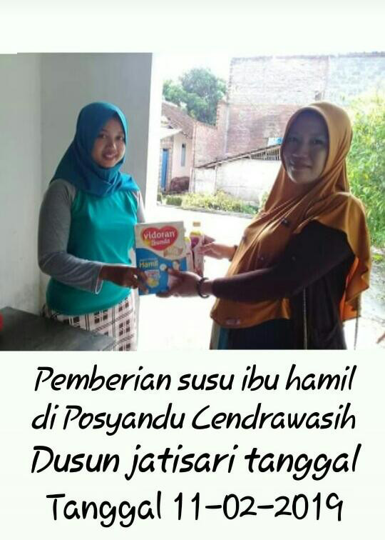 Pemberian susu bumil Resti