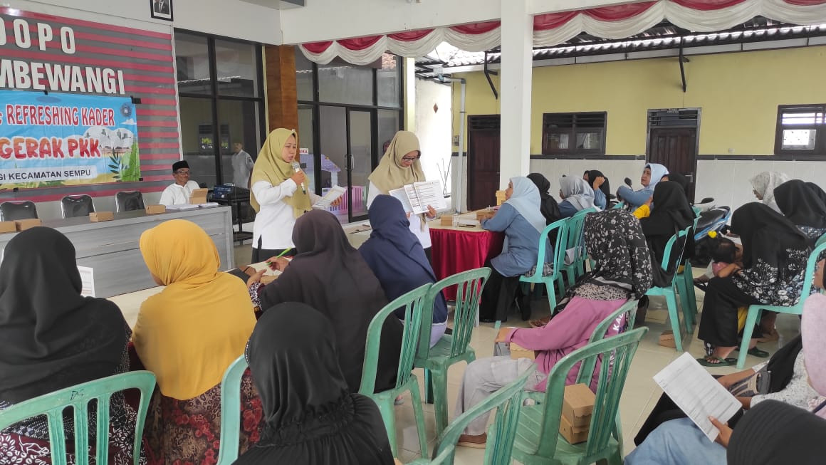 Pertemuan Rutin PKK dan Refresing Kader Desa Jambewangi