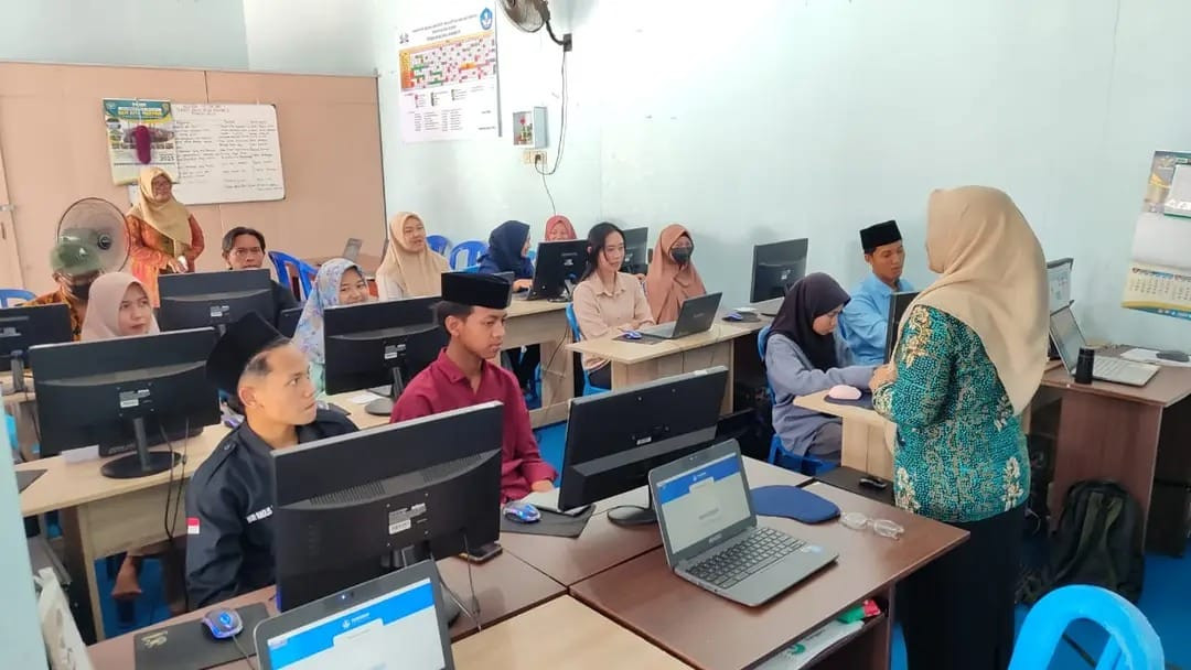 Gladi Tes Kemampuan Akademik (TKA) Warga Belajar Paket C PKBM BKM Bina Makmur