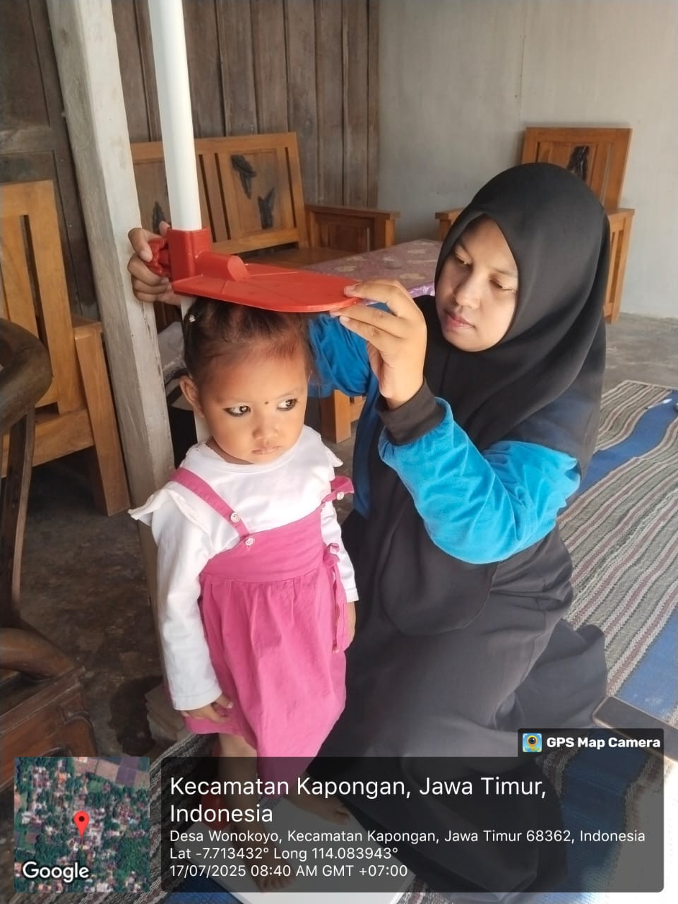 Pengukuran tinggi badan balita