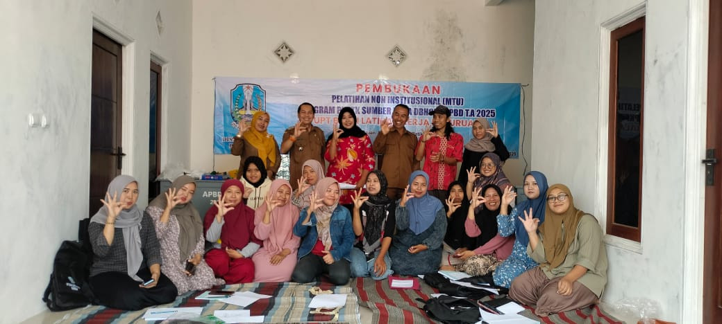 Pembukaan Kegiatan Membatik dari BLK