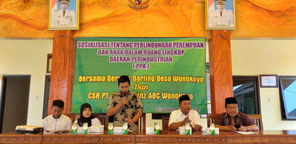 sosialisasi tentang perlindungan perempuan dan anak dalam ruang lingkup daerah perindustrian 