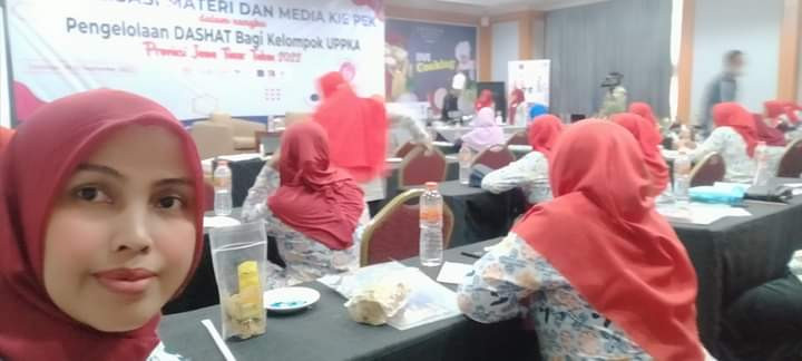 Sosialisasi Materi dan Media KIE PEK dalam rangka Pengelolaan DASHAT  Bagi Kelompok UPPKA Propinsi Jawa Timur selama 2 hari