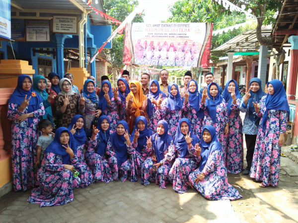 Foto bersama kader poktan di Kampung KB