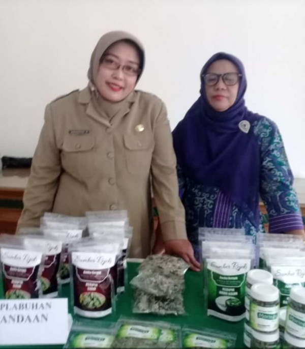 Produk unggulan UPPKS Sumber Rejeki Kampung KB Sumberpelas