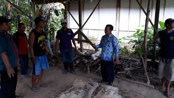 Pengarahan dari Koordinator Penyuluh Pertanian Kecamatan Plandaan