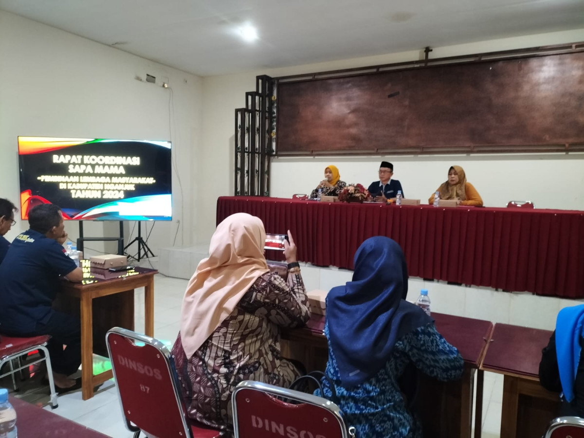 Rapat koordinasi dan singkronisasi sapa mama