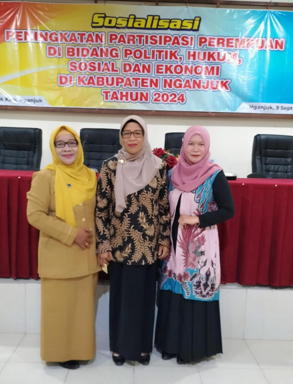 Sosialisasi Peningkatan Partisipasi Perempuan Di Bidang Politik, Hukum, Sosial dan Ekonomi di Kabupaten Nganjuk Tahun 2024