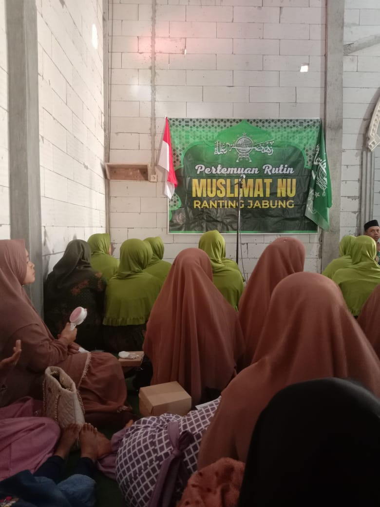 Pertemuan Rutin Ranting Muslimat NU Desa Jabung