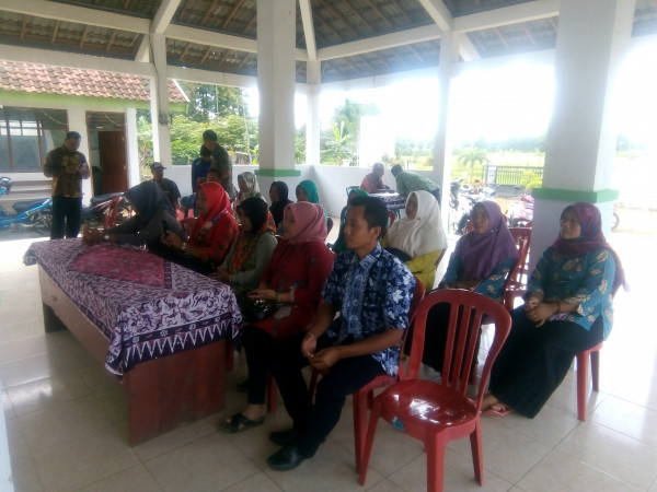 Pertemuan Kelompok Kerja di Kampung KB Desa Sumurgung
