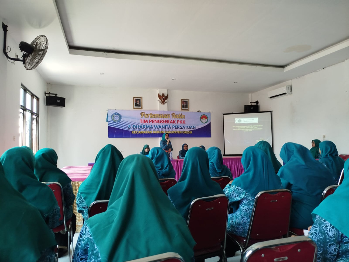 PERTEMUAN RUTIN TP PKK KECAMATAN DUKUN