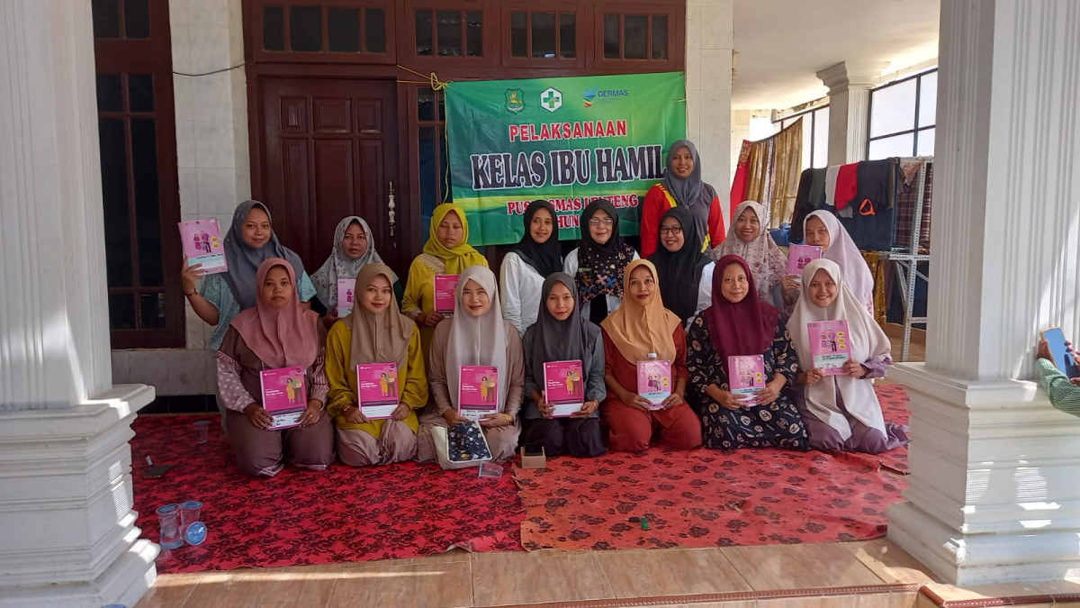 Kelas ibu hamil di desa cangkreng