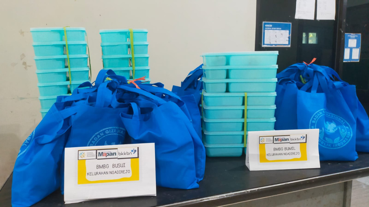 Pembagian MBG Kelurahan Ngadirejo