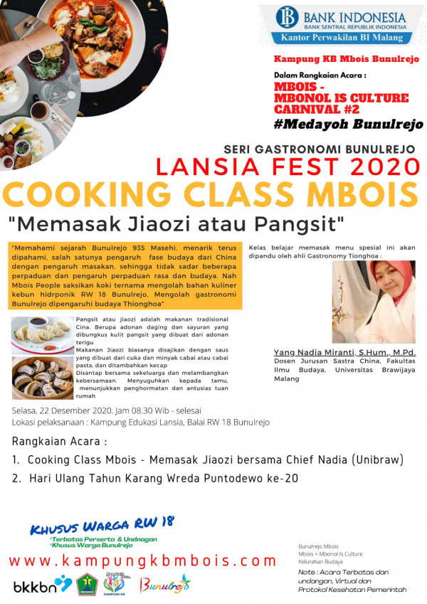 COOKING CLASS  BMOIS