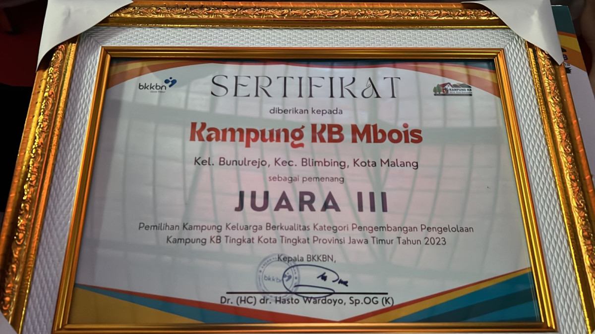 HASIL PRESTASI KAMPUNG KB