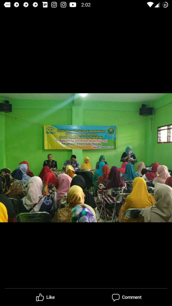 Pembentukan Kampung KB Melati Kelurahan Bareng