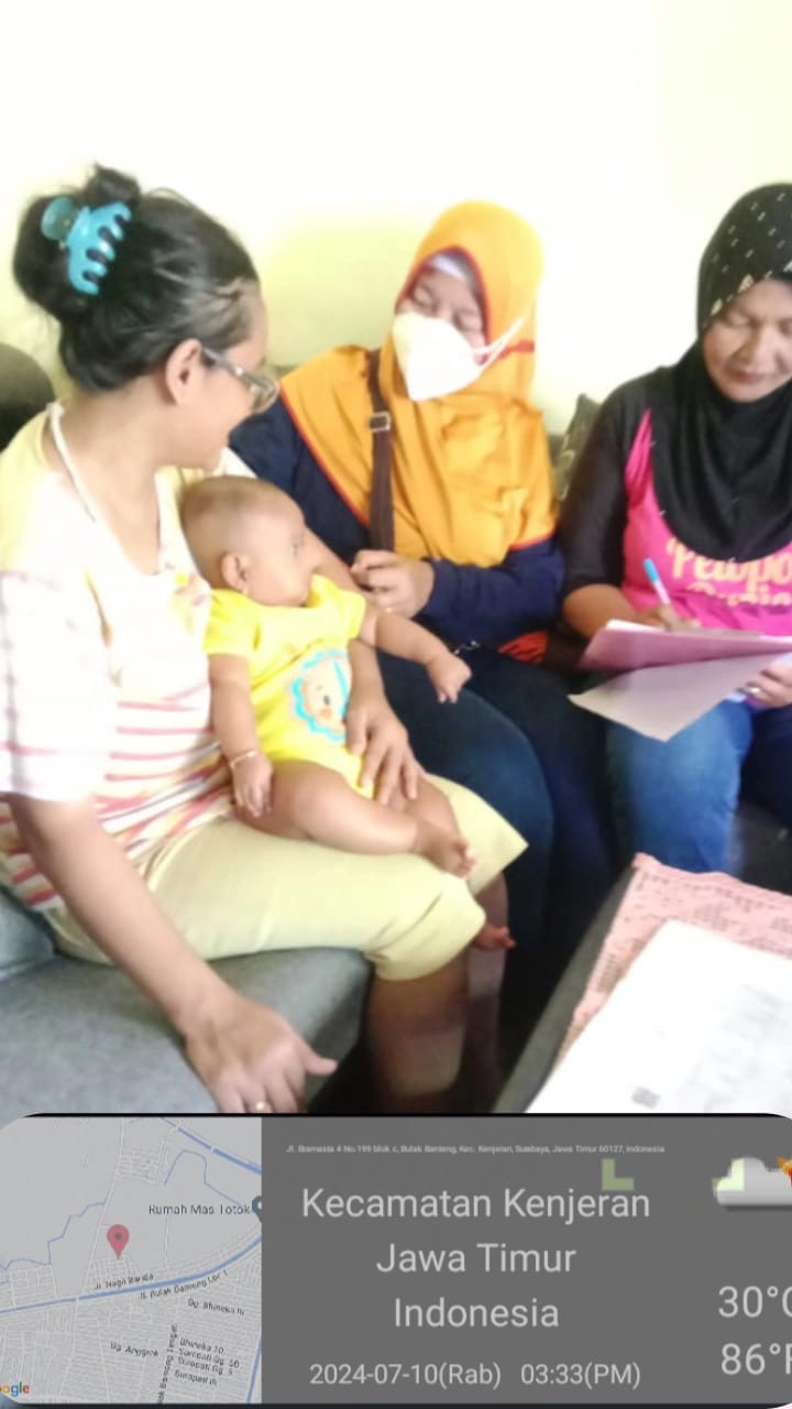 Pendampingan Ibu Nifas /Ibu Melahirkan Oleh TPK.