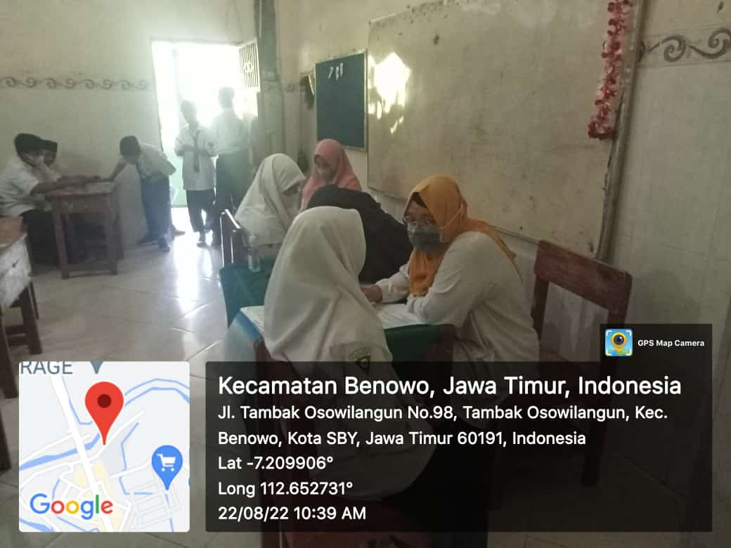 Kegiatan Pokja Perlindungan Kampung KB Kencana Jaya dalam rangka Pembinaan bagi kaum Remaja melalui Skrining JIRONA (Jiwa, Rokok dan Napza)