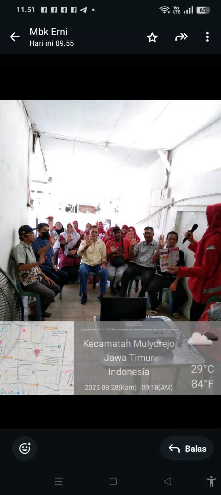 Penyuluhan TBC serentak semua RW di Surabaya