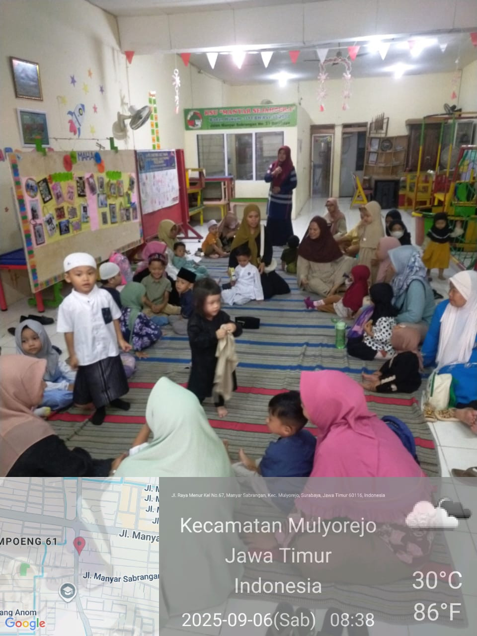 Kegiatan Maulid Nabi Muhammad bersama Paud Maha