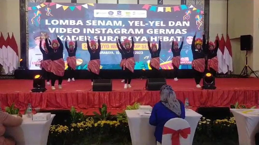 Lomba Senam, Yel-Yel, dan Vidio Instagram Germas Kader Surabaya Hebat (KSH) Kecamatan Bulak