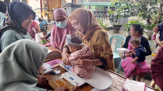 Kegiatan Posyandu Mawar Kuning