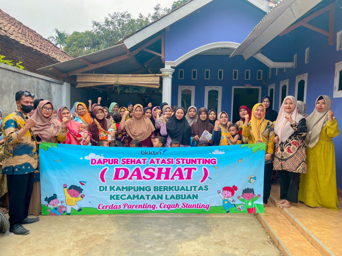 Pertemuan Dashat  Oleh Kader Ke Keluarga Resiko Stunting  DI Kampung KB DESA BANYUBIRU