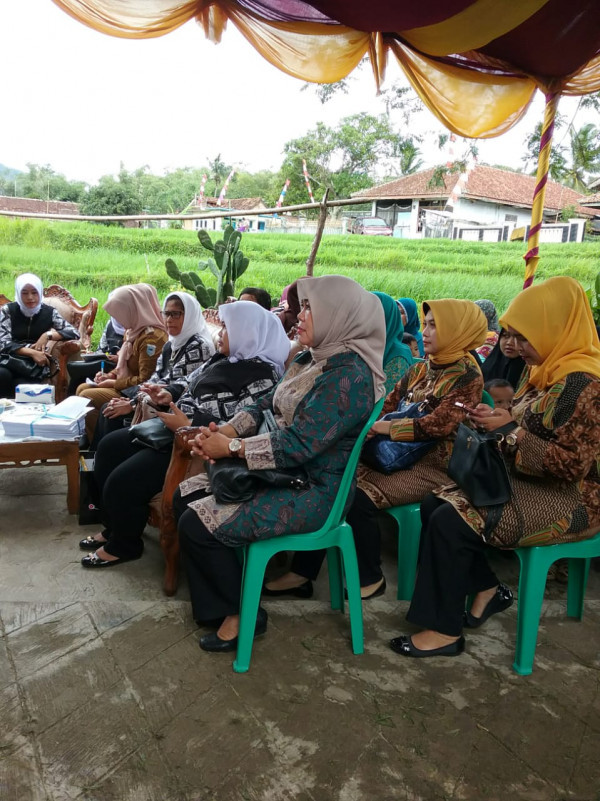 peserta kunjungan dari Jambi ke lokasi kampung kb kadulambur