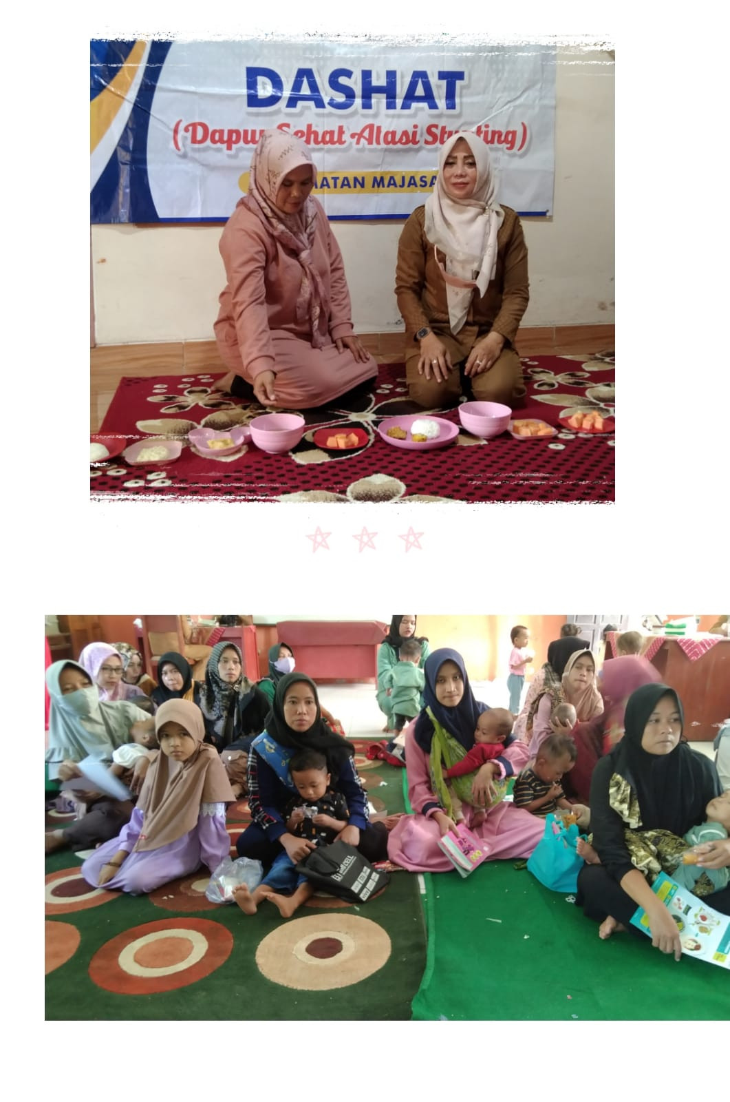Pertemuan DASHAT Oleh Kader Ke Keluarga Bersiko Stunting
