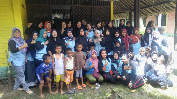 Family Gathering Pokja Kampung KB TAMAN HATI di Villa Baka Baka Pantai Carita