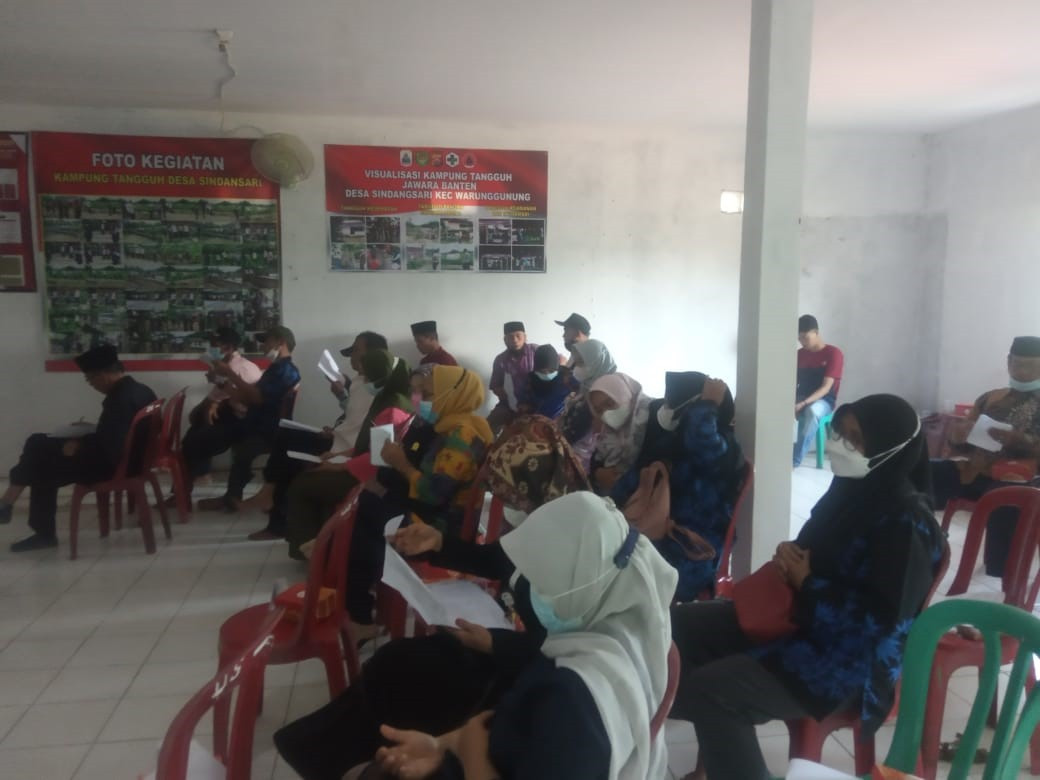Pertemuan Pokja Kampung KB Desa Sindangsari Kecamatan Warunggunung