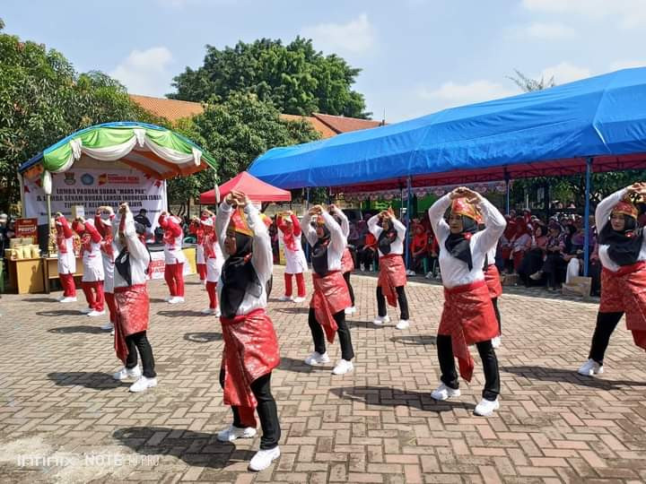 Lomba padus dan senam kp kb