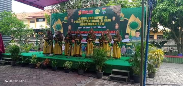 Lomba sholawat tingkat kelurahan kutajaya dalam rangka maulid nabi