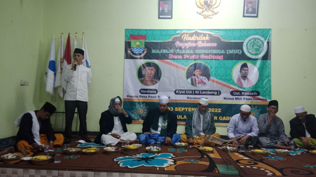 Pengajian Bulanan MUI Desa Pasir Gadung