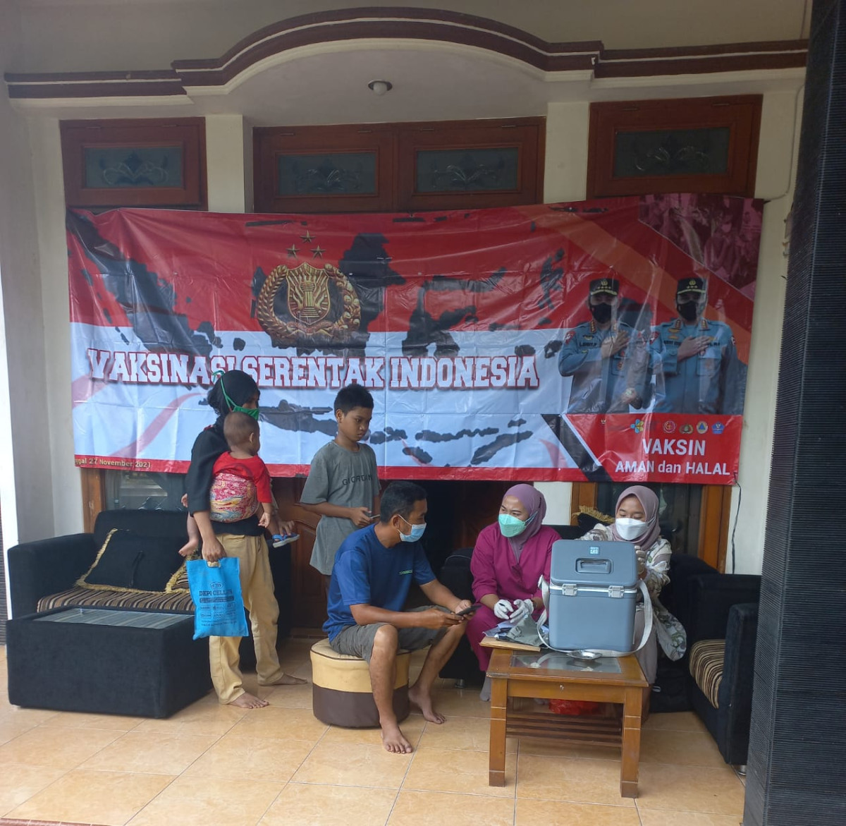 Vaksinasi covid-19 Serentak Indonesia